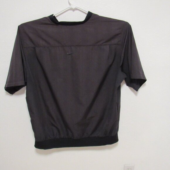 Nike Golf Short Sleeve Pullover Windbreaker Black Shirt Jacket Men's XXL 2XL - Picture 2 of 6
